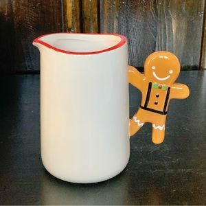 Ciroa Bakehouse Christmas Gingerbread Ceramic Measuring Cup Pitcher